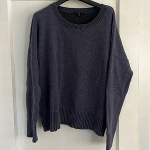 Eileen fisher purple cashmere sweater